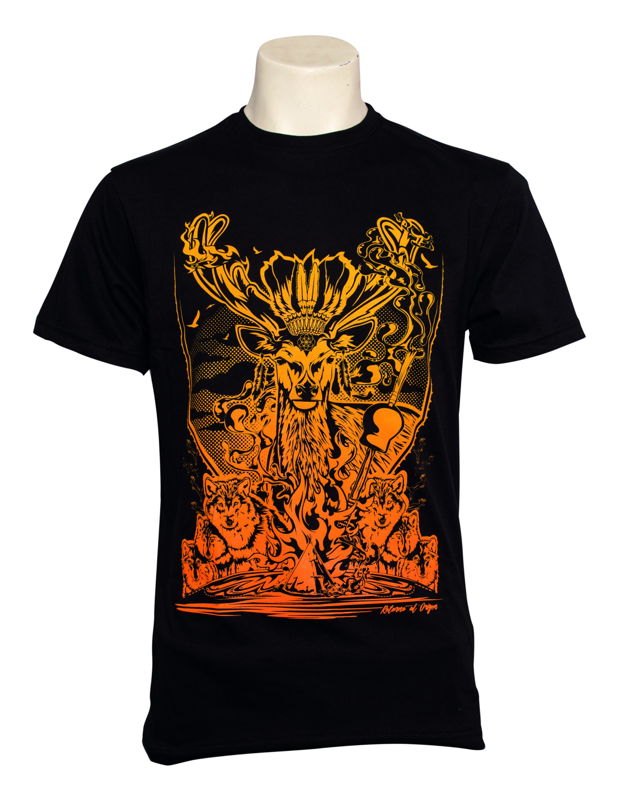 Cierto multa bronce Camiseta Hombre, Diseño serie Retorno al Origen - BULKAR